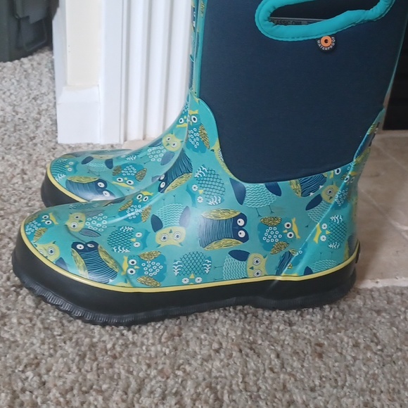 Bogs children's winter boots classic owls size 4 women's size 6 - Picture 6 of 8
